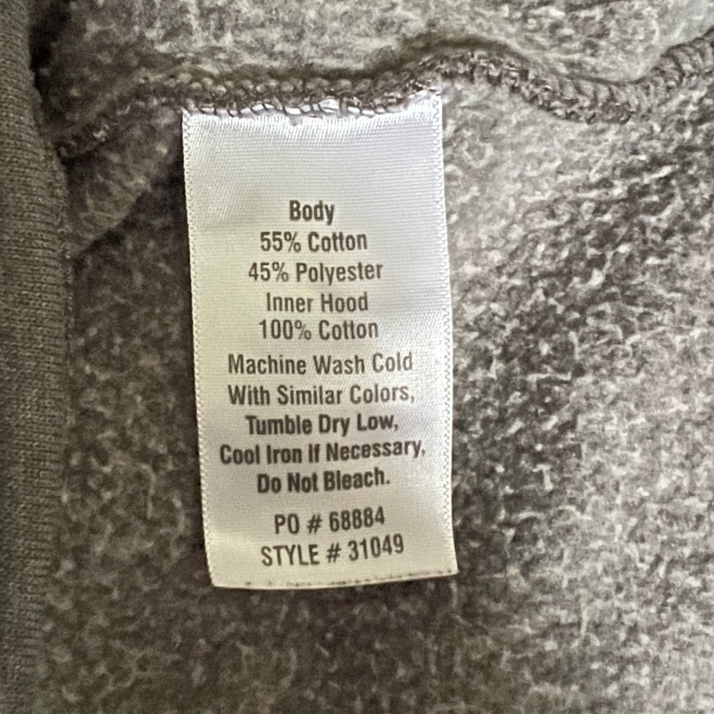 Aruba Caribbean Long Sleeve Gray Hoodie L13 51225 - Picture 4 of 4